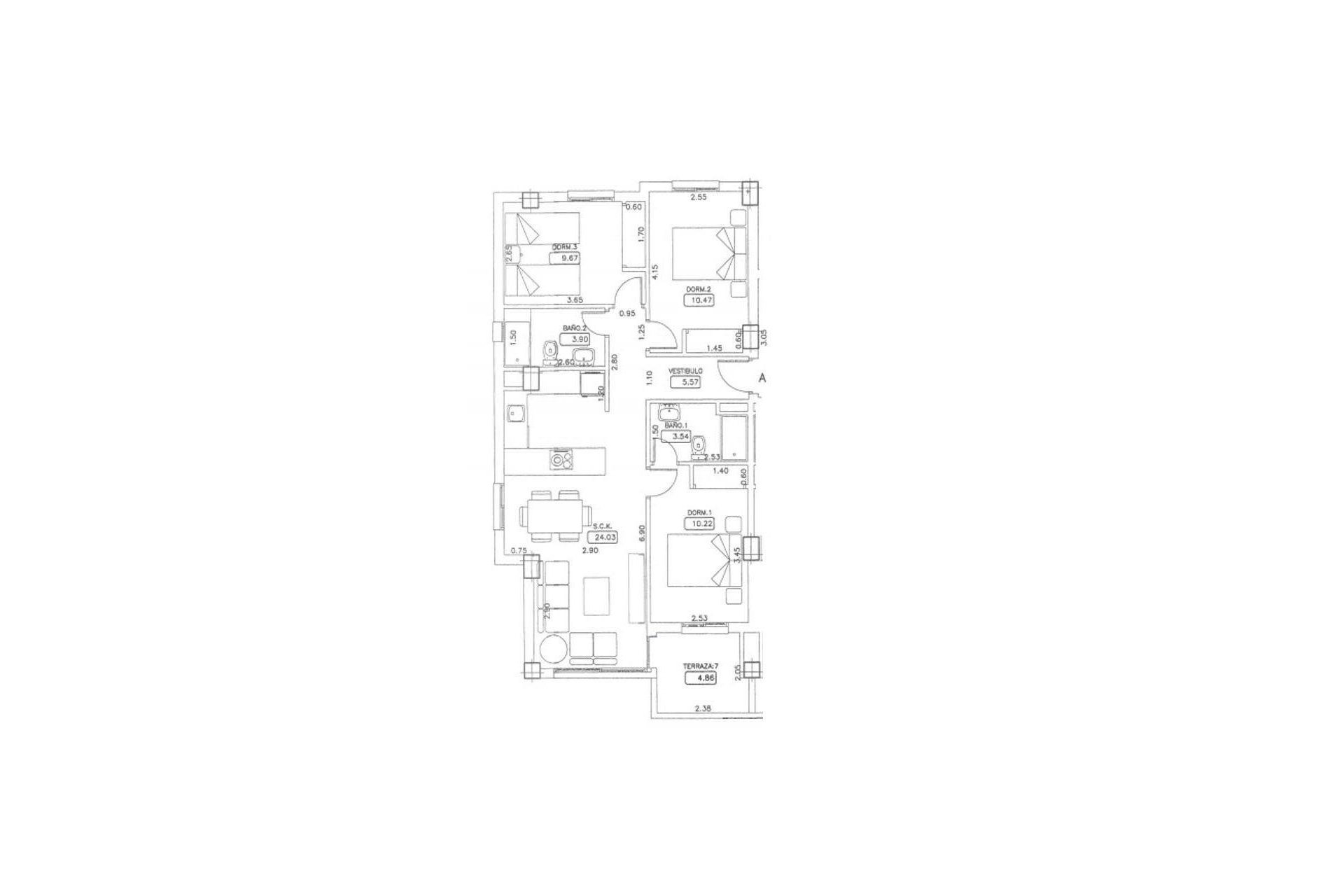 Herverkoop - Appartement -
Orihuela Costa - Campoamor