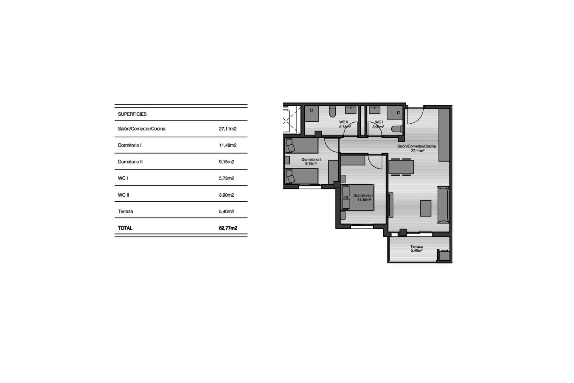 Herverkoop - Appartement -
San Miguel de Salinas - Inland