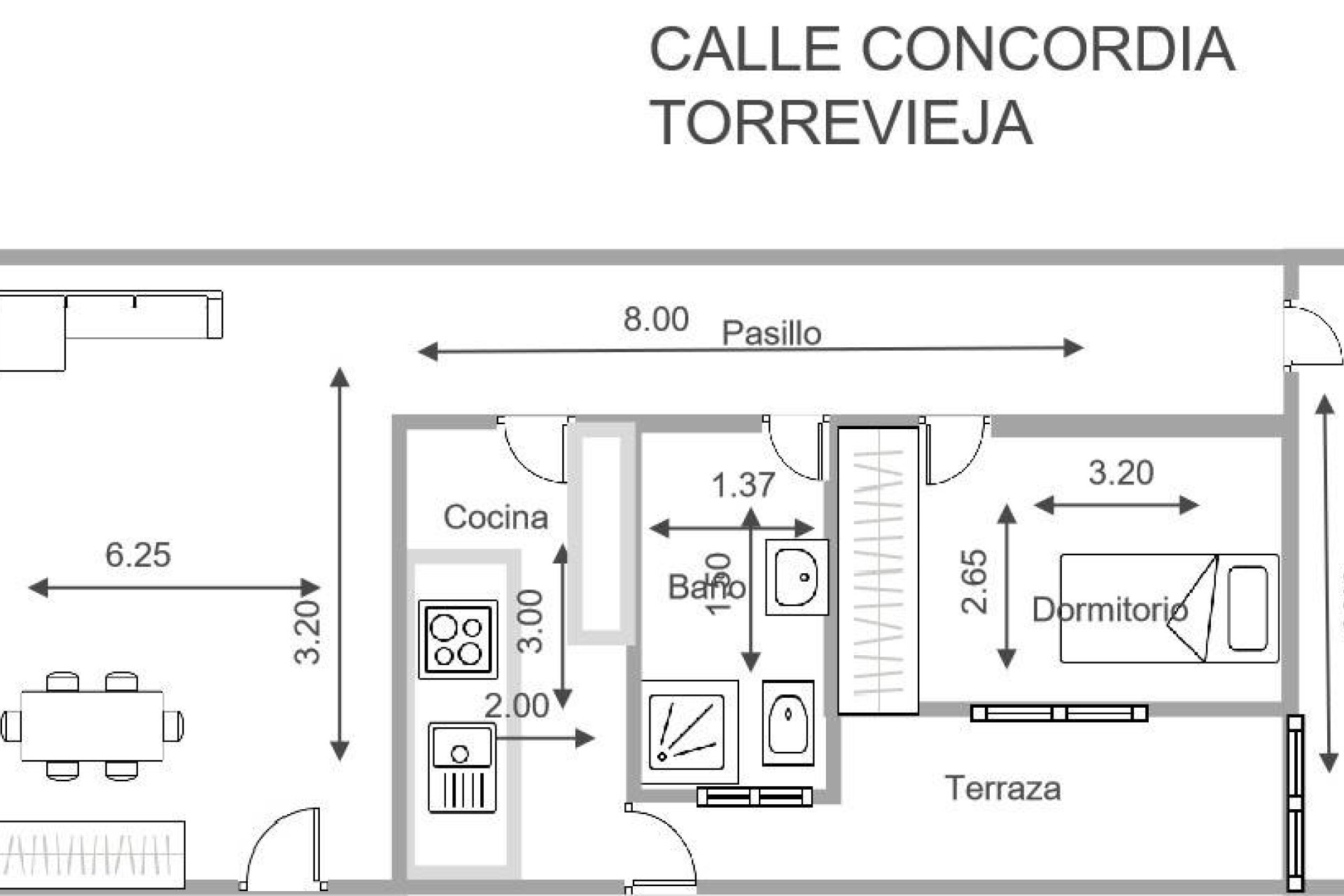 Herverkoop - Appartement -
Torrevieja - Estacion De Autobuses