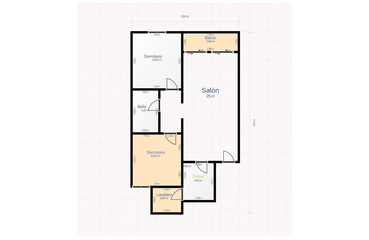 Herverkoop - Appartement -
Torrevieja - La Mata Pueblo