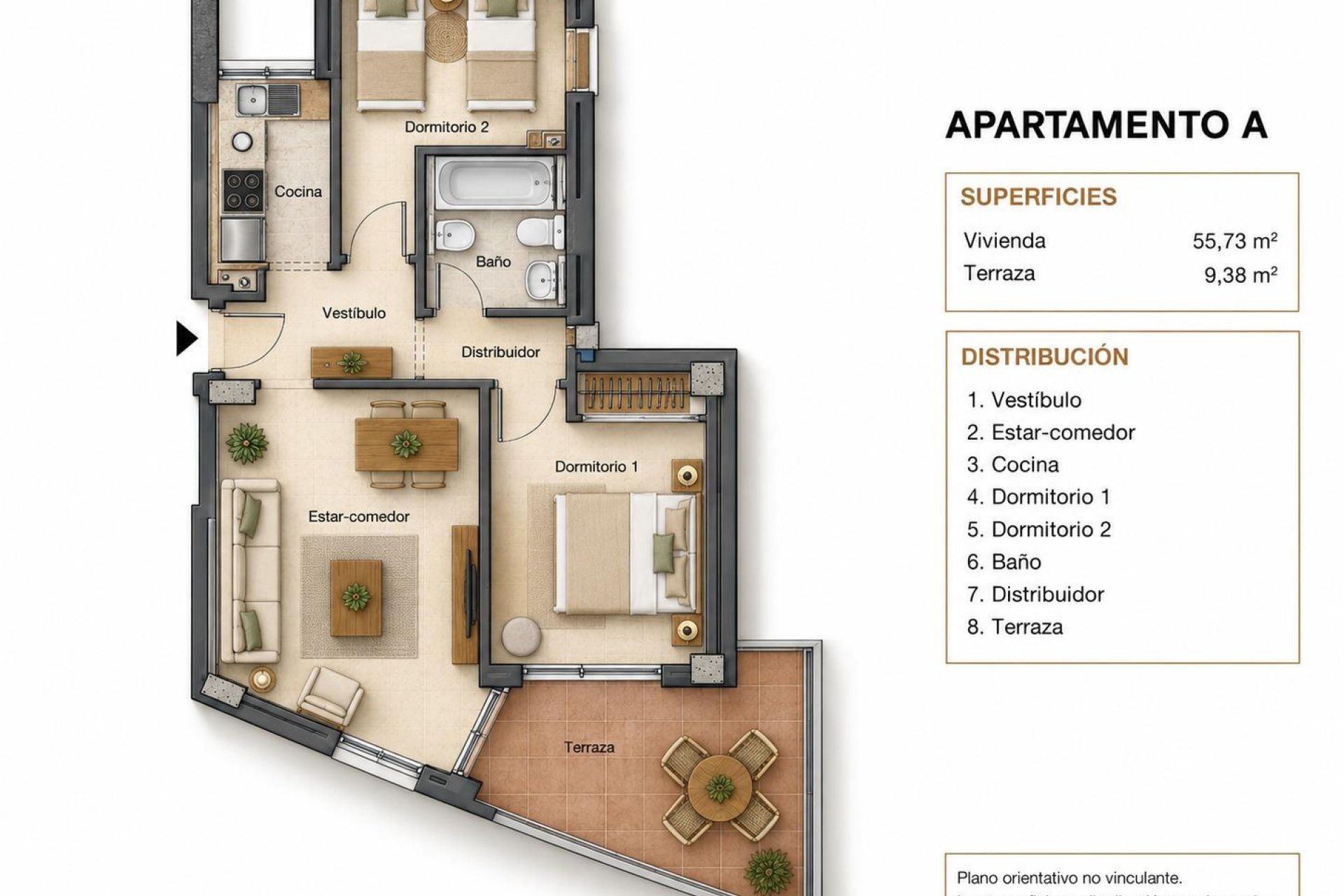 Herverkoop - Appartement -
Torrevieja - Playa del Cura