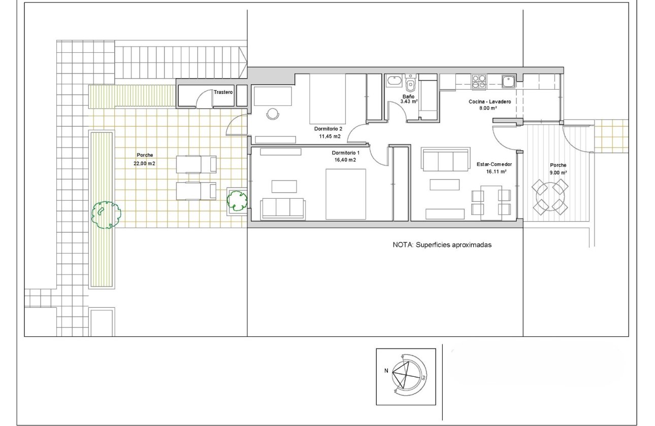 Herverkoop - Bungalow -
Villamartin - Costa Blanca