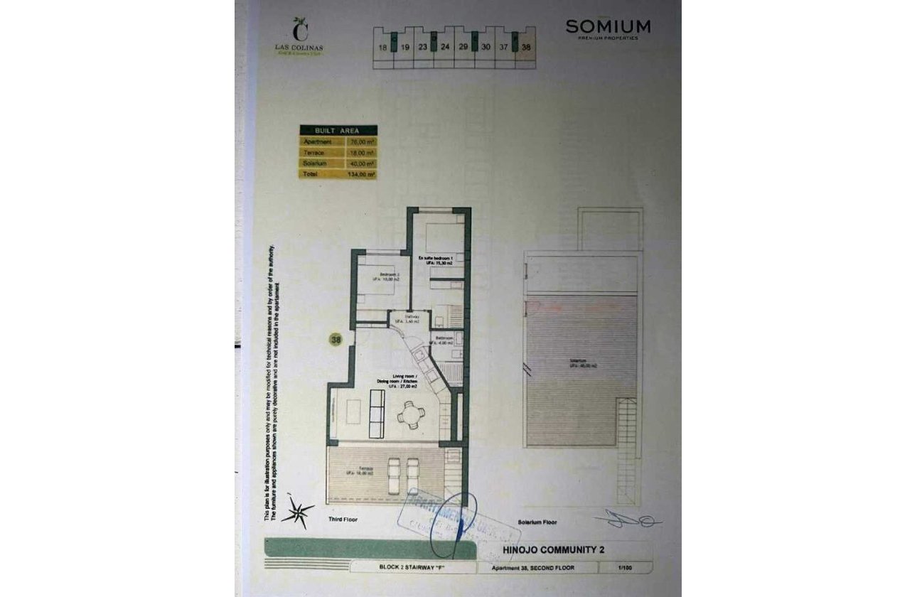 Herverkoop - Penthouse -
Las Colinas Golf - Costa Blanca