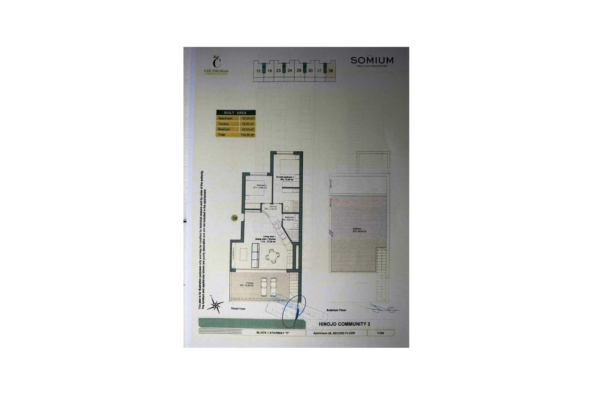 Herverkoop - Penthouse -
Las Colinas Golf - Costa Blanca