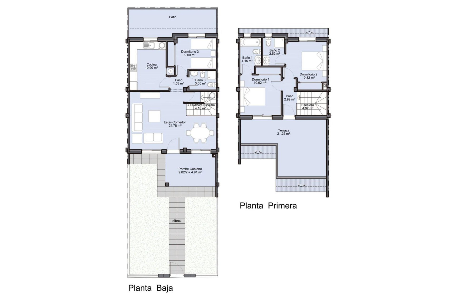 Herverkoop - Town House -
San Miguel de Salinas - Ciudad De Las Comunicaciones