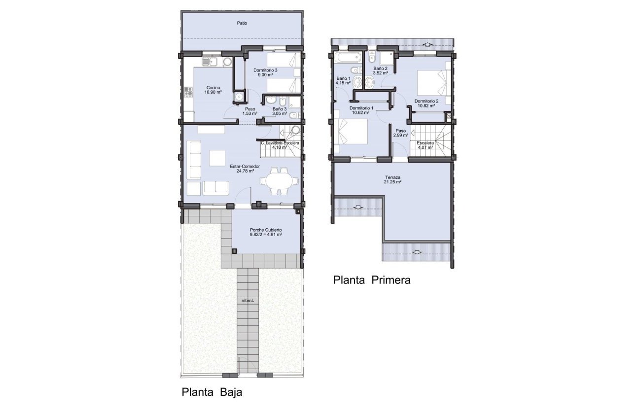 Herverkoop - Town House -
San Miguel de Salinas - Inland