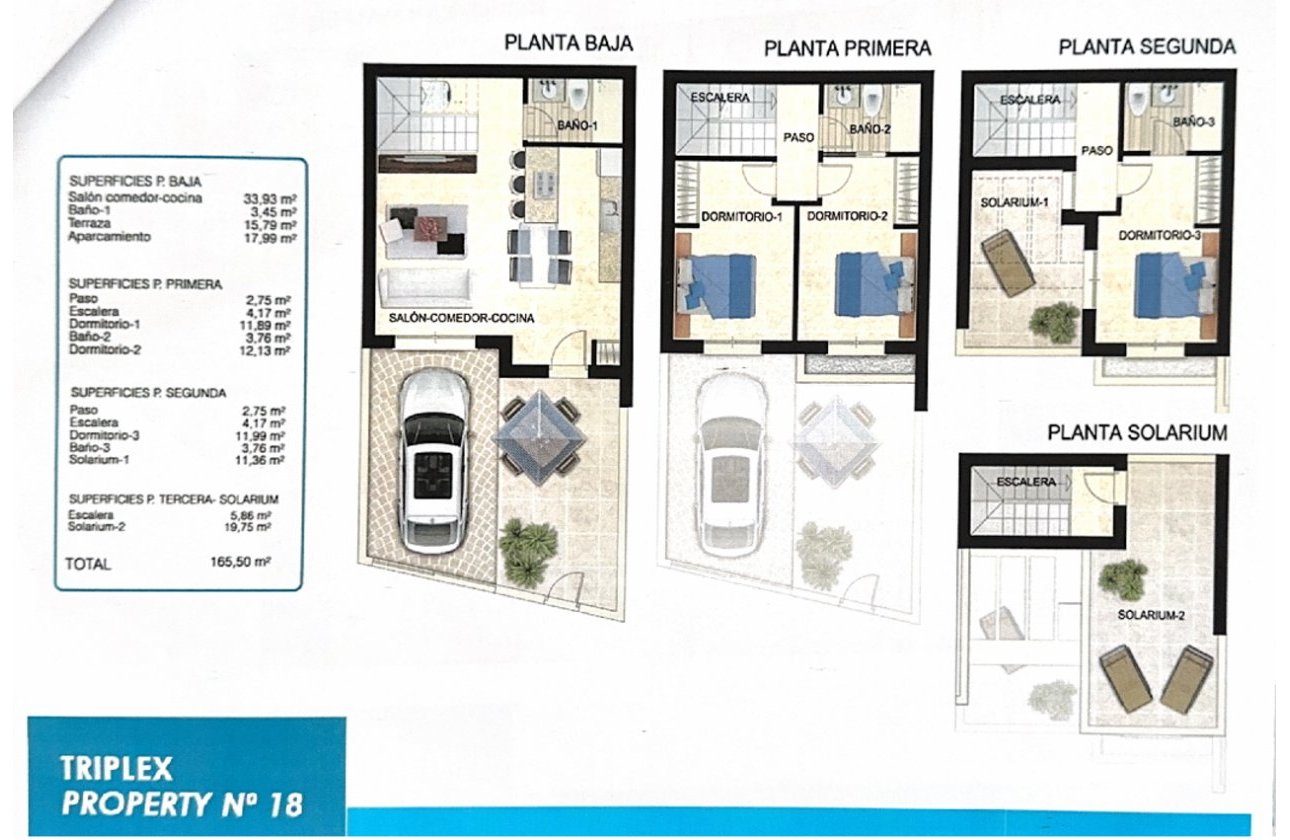 Herverkoop - Town House -
Villamartin - Costa Blanca