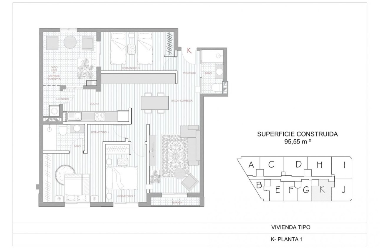 New Build - Apartment -
Alcantarilla - pueblo