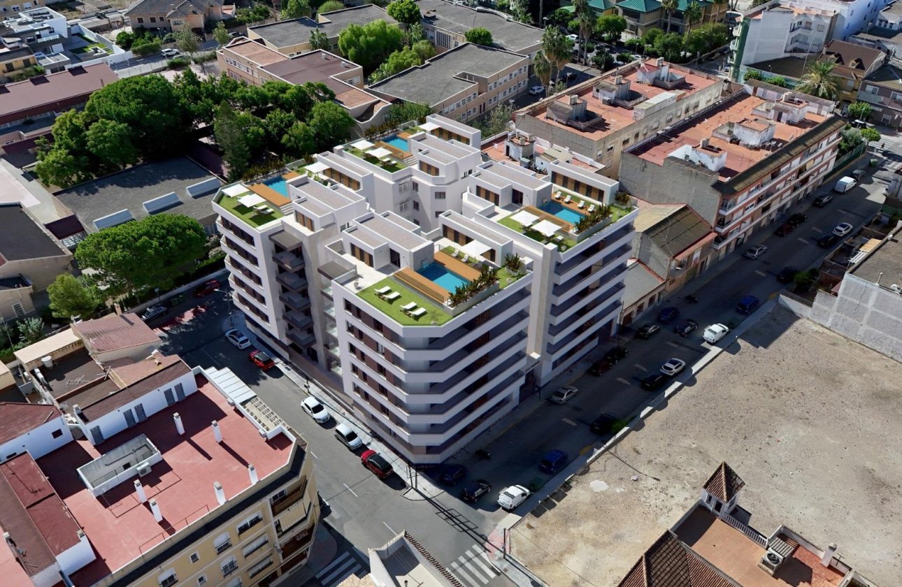 New Build - Apartment -
Almoradí - Center