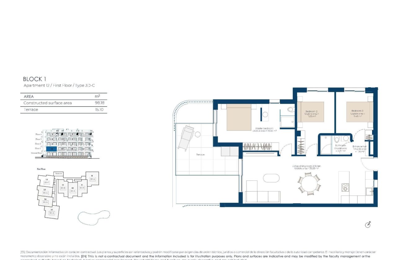 New Build - Apartment -
Baños y Mendigo - El Valle Golf