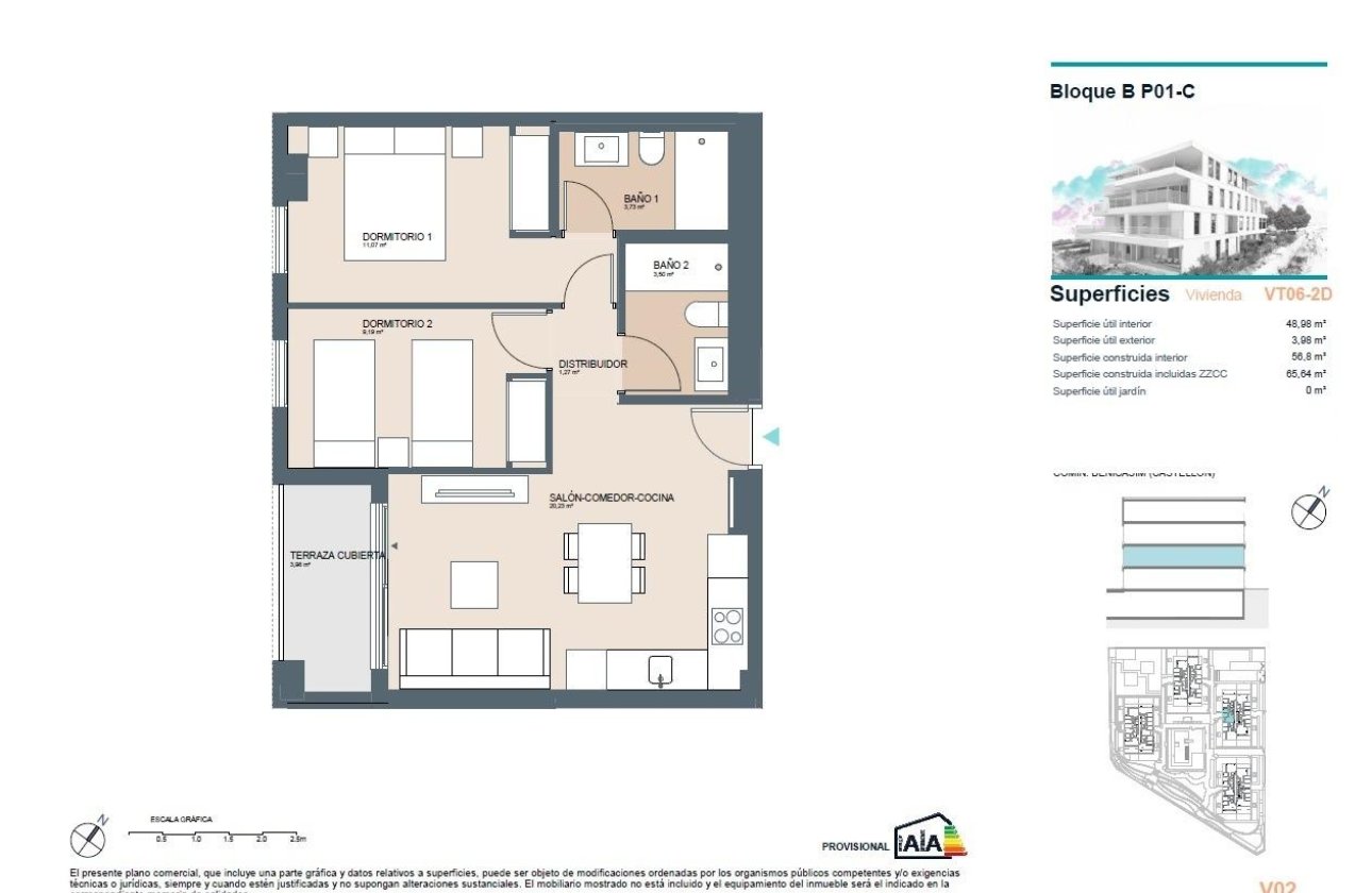 New Build - Apartment -
Benicassim - Almadraba