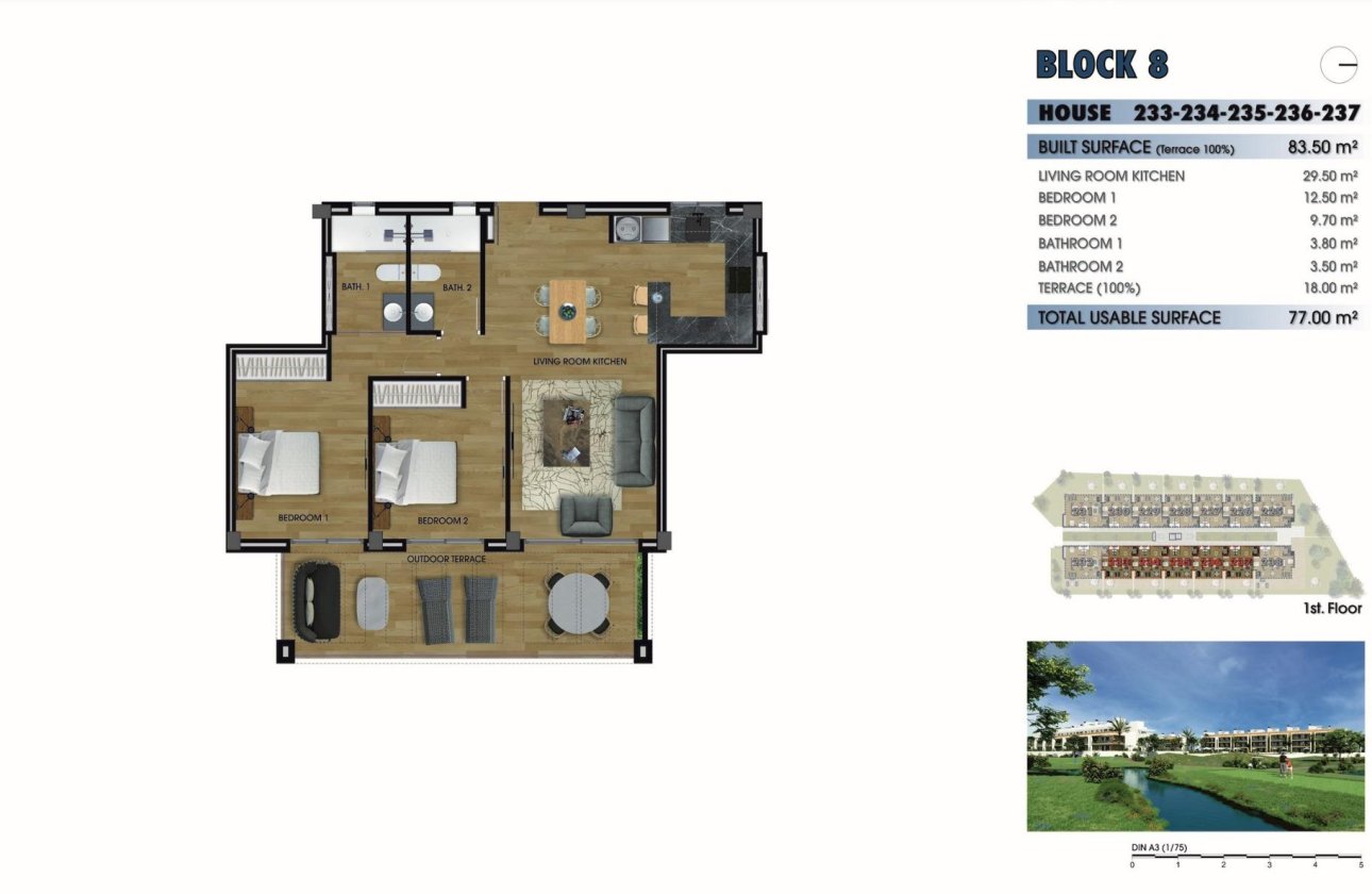 New Build - Apartment -
Los Alcazares - La Serena Golf