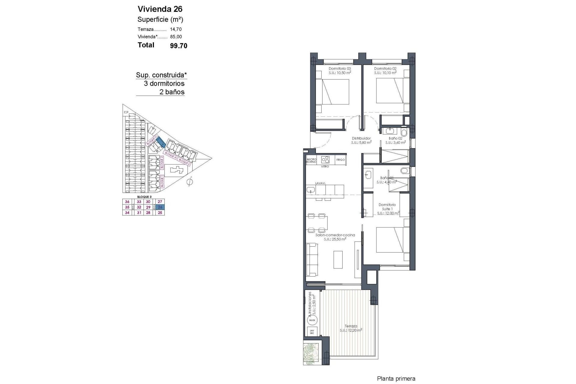 New Build - Apartment -
Los Alcazares - Serena Golf