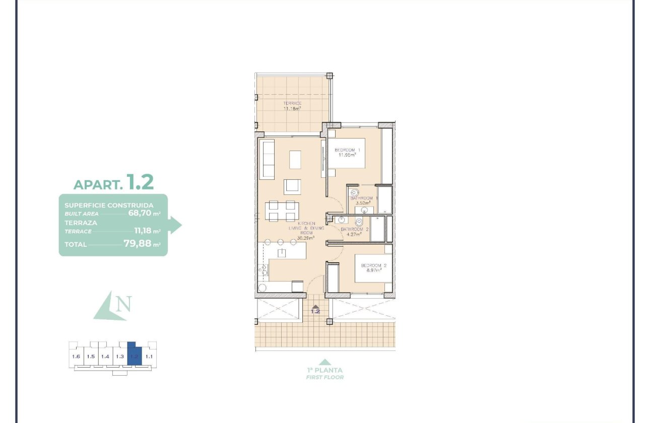 New Build - Apartment -
Los Alcazares - Serena Golf