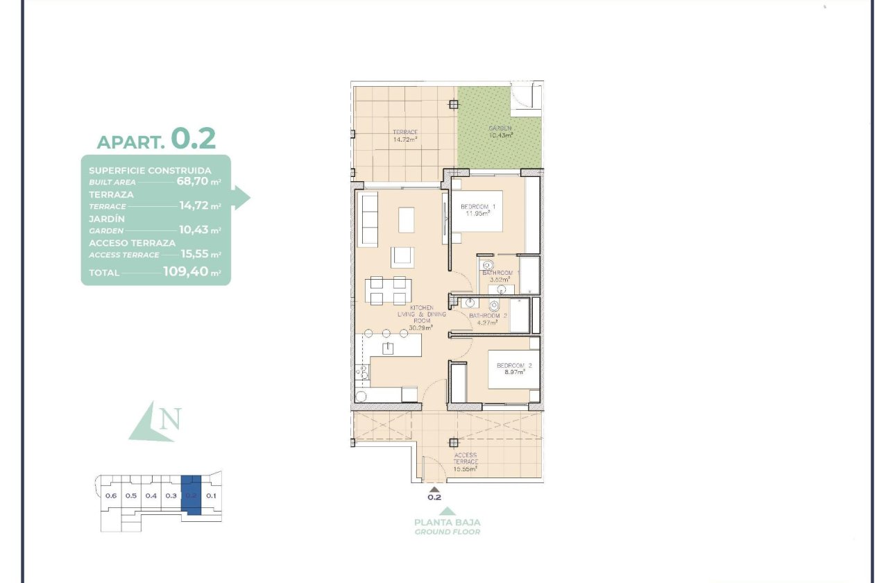 New Build - Apartment -
Los Alcazares - Serena Golf