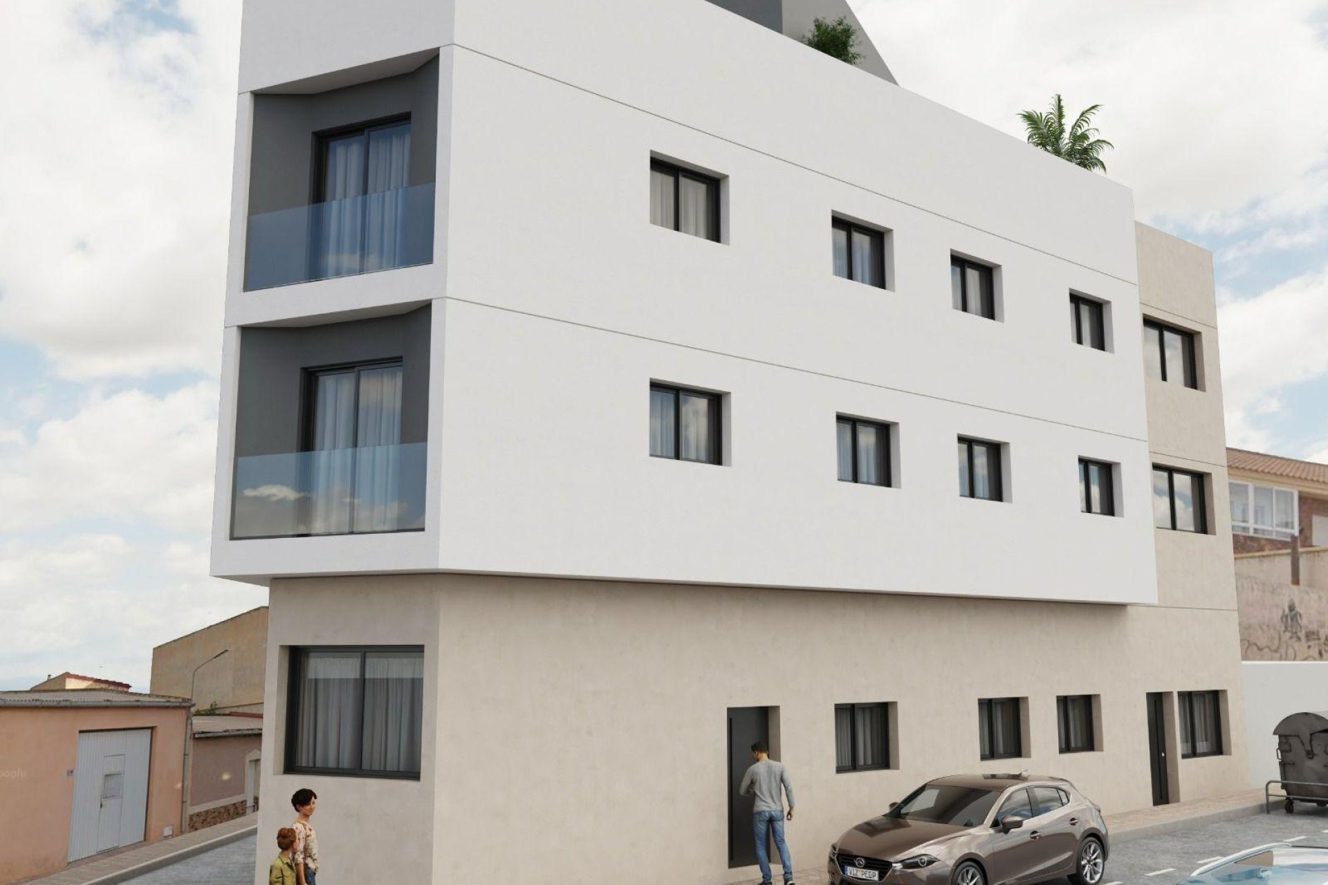 New Build - Apartment -
Mazarron - pueblo