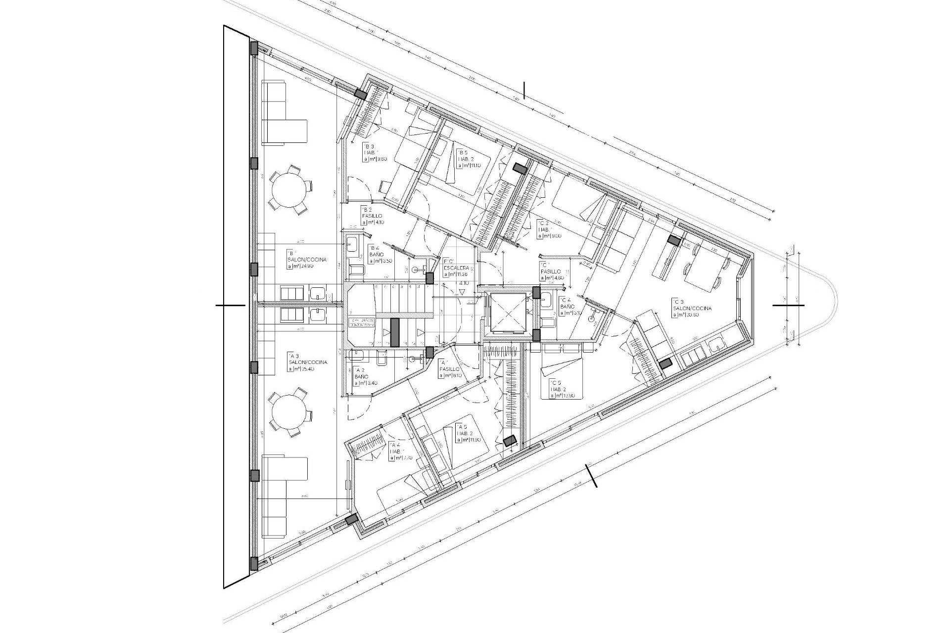 New Build - Apartment -
Mazarron - pueblo