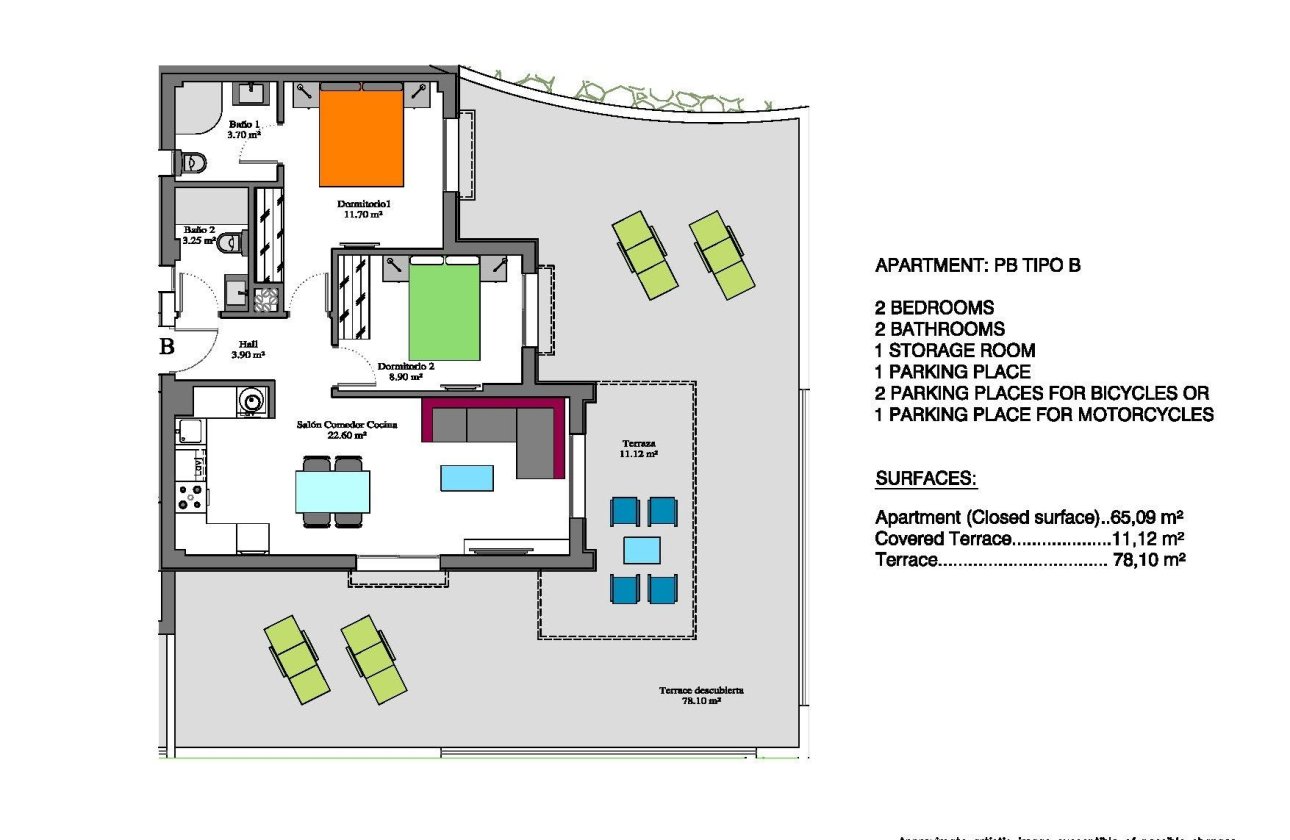 New Build - Apartment -
Orihuela Costa - Las Filipinas