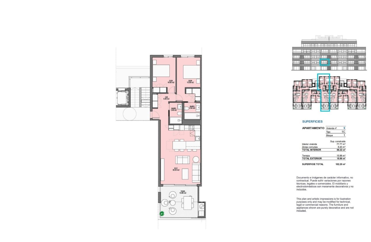 New Build - Apartment -
Torre Pacheco - Santa Rosalia Lake And Life Resort