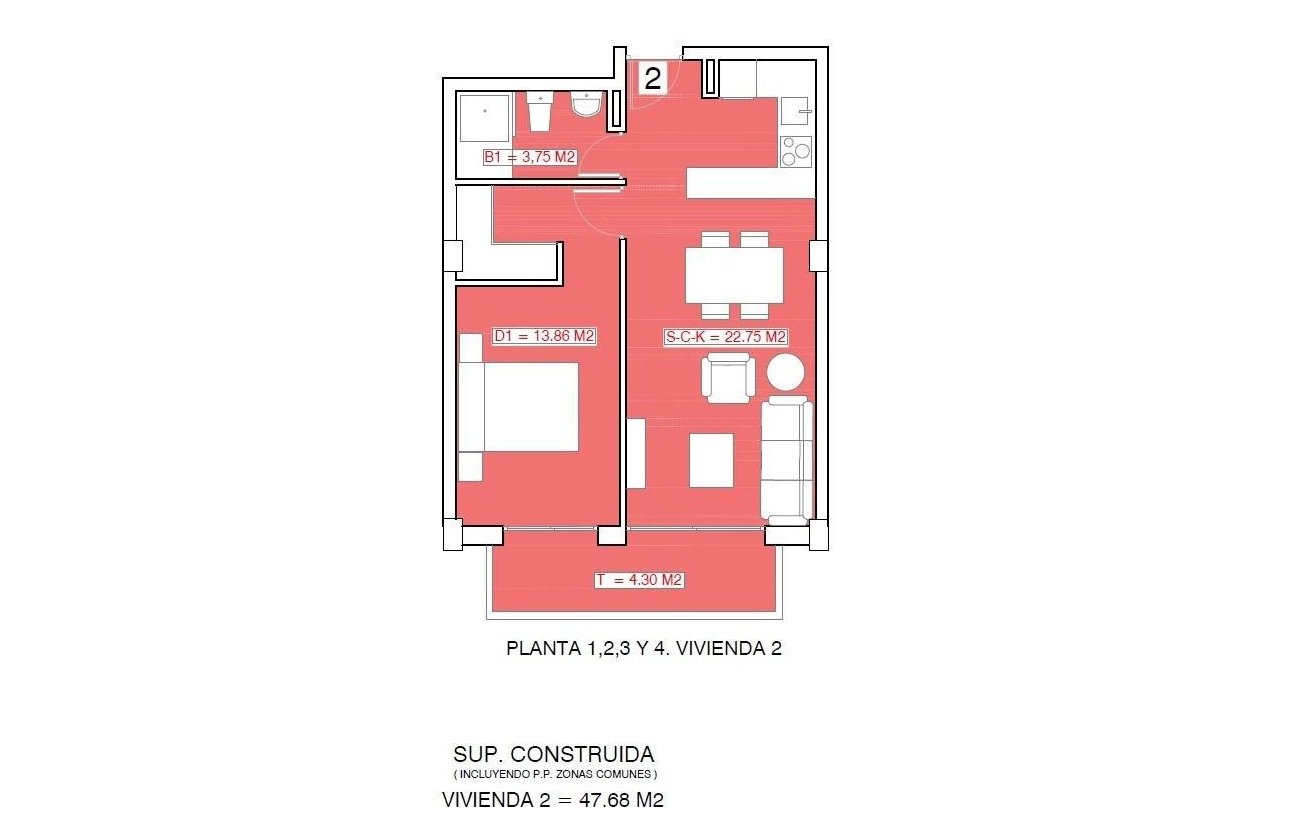 New Build - Apartment -
Torrevieja - Playa El Acequión