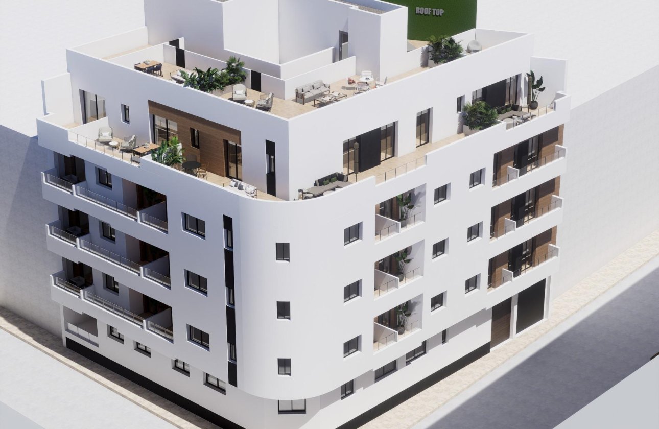 New Build - Apartment -
Torrevieja - pueblo
