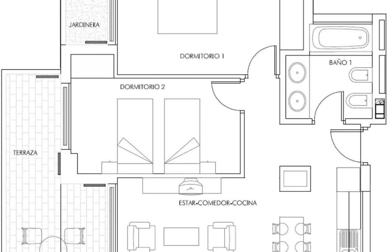 New Build - Apartment -
Vera - Puerto del Rey