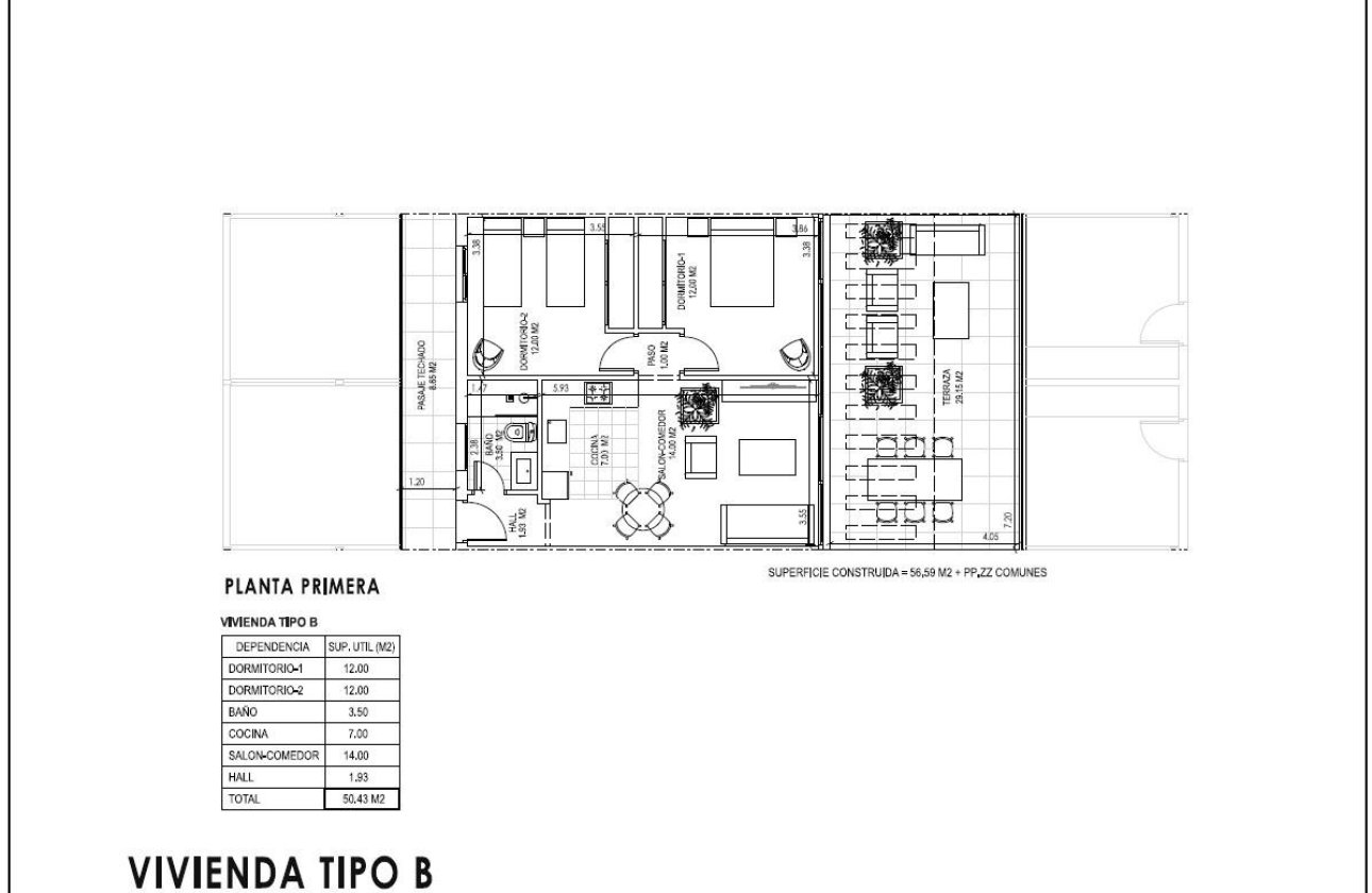 New Build - Apartment -
Vera - Vera Playa