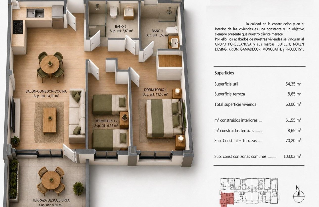 New Build - Apartment -
Villajoyosa - Cala de Finestrat