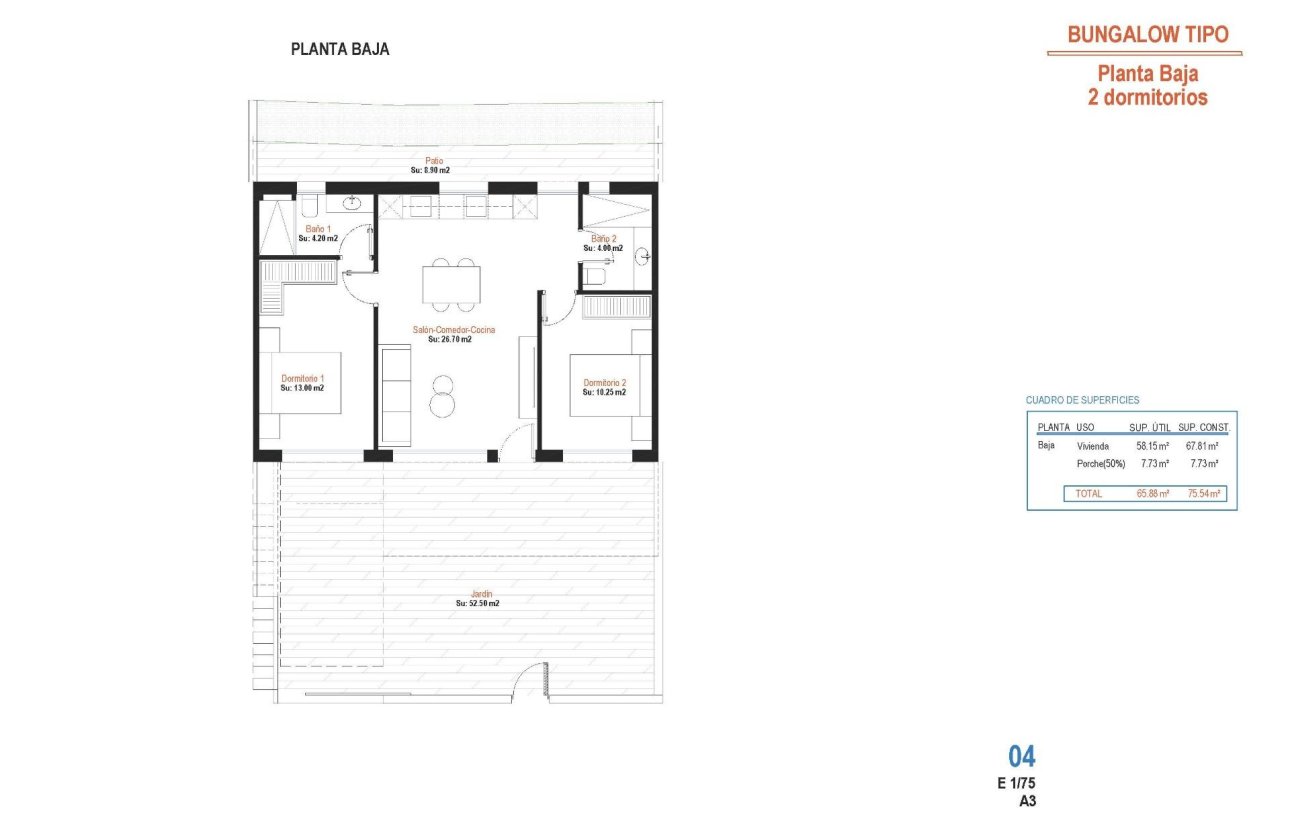 New Build - Bungalow -
Alhama De Murcia - Condado De Alhama