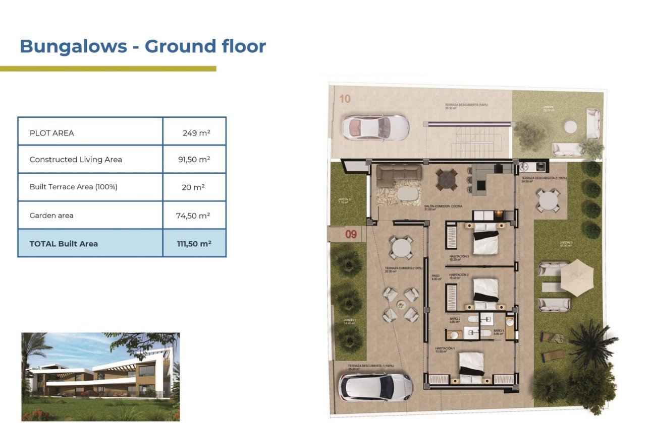 New Build - Bungalow -
Orihuela Costa - La Ciñuelica