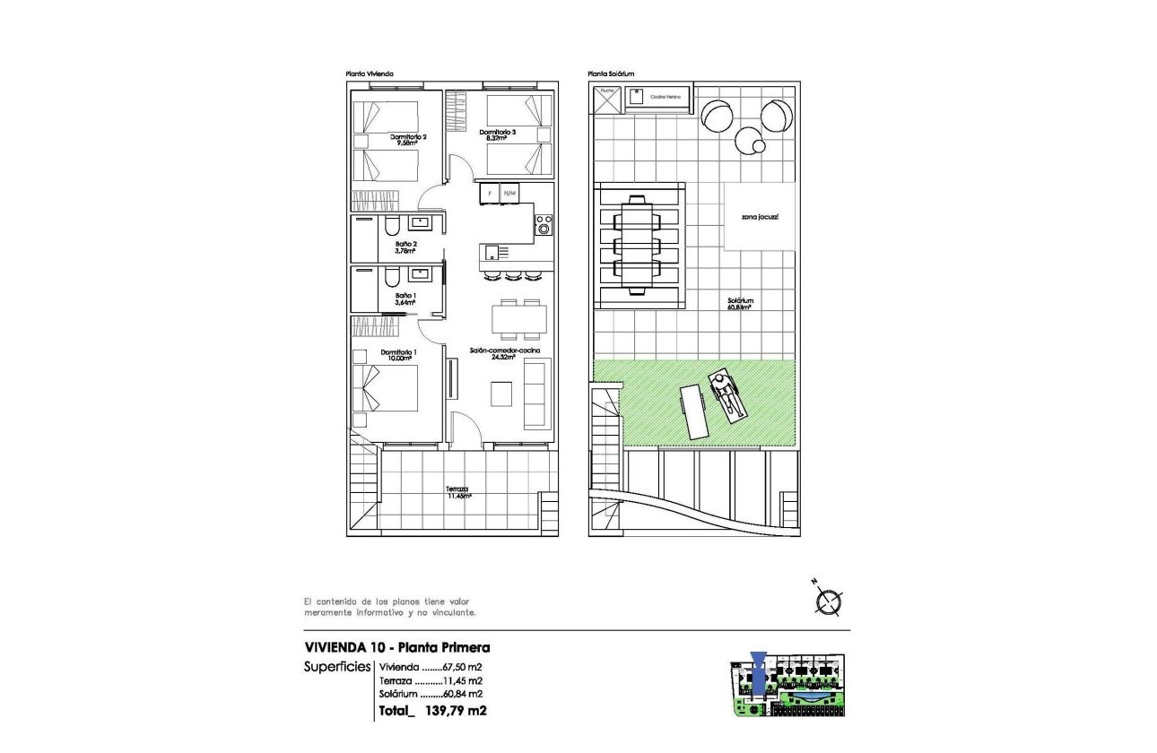 New Build - Bungalow -
Pilar de la Horadada - Parque Ramon eugenio Escudero