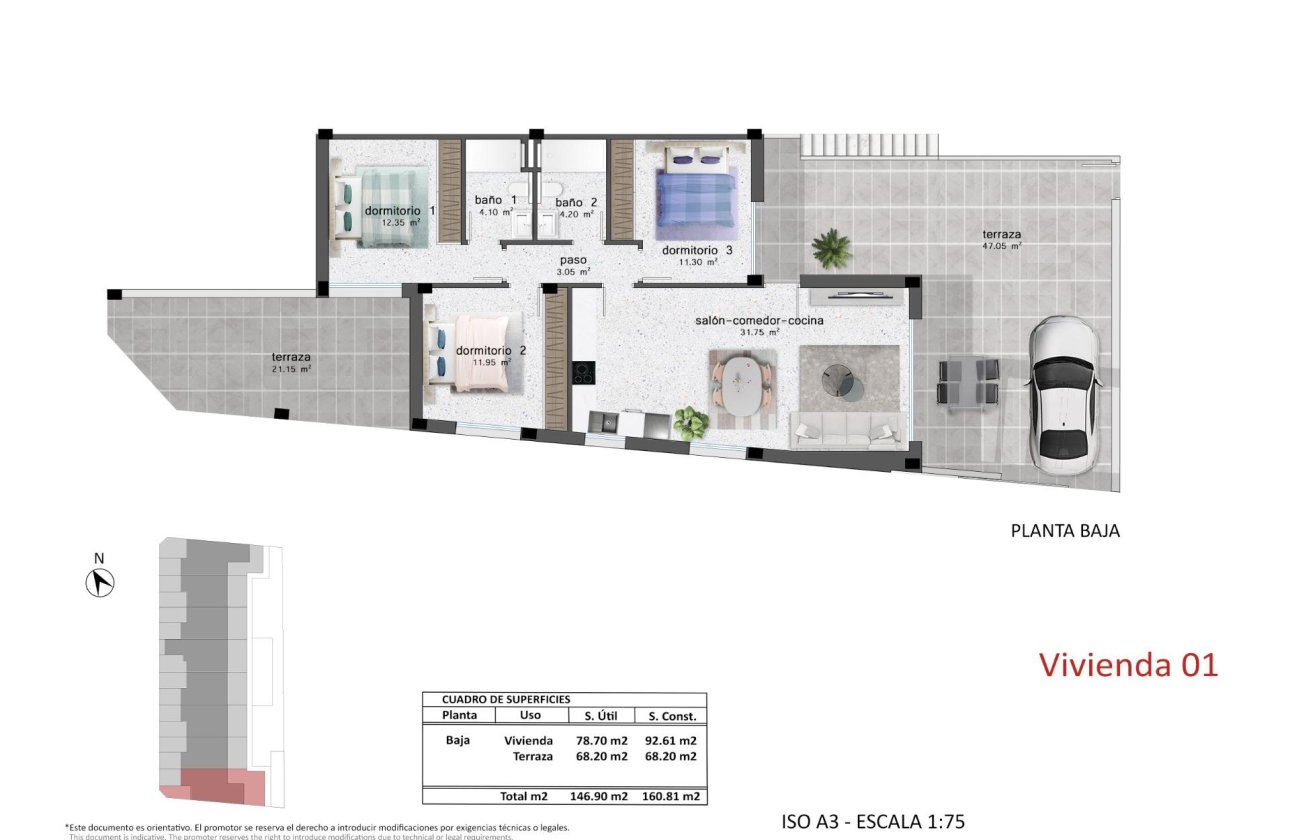 New Build - Bungalow -
Pilar de la Horadada - Polígono Industrial Zona Raimundo Bened