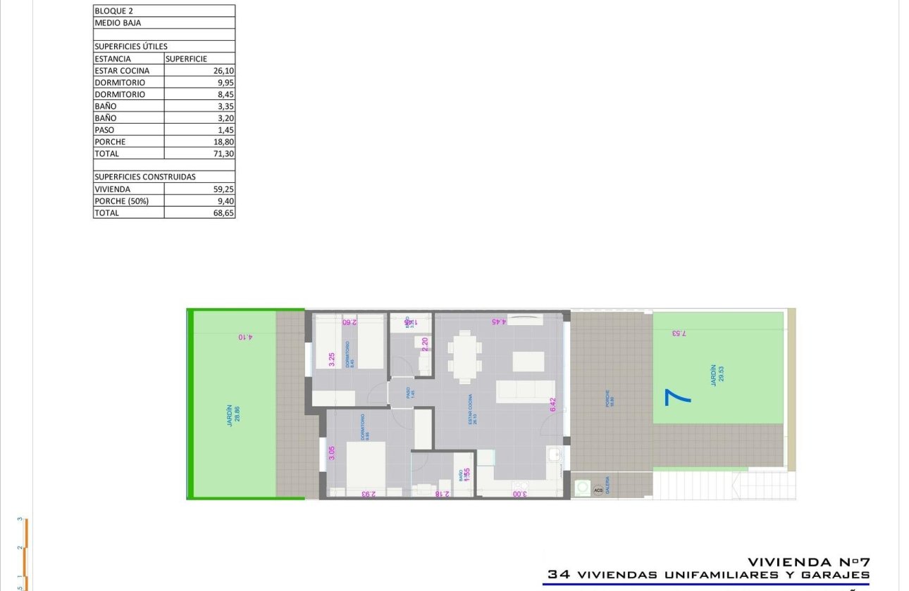 New Build - Bungalow -
Pilar de la Horadada - pueblo