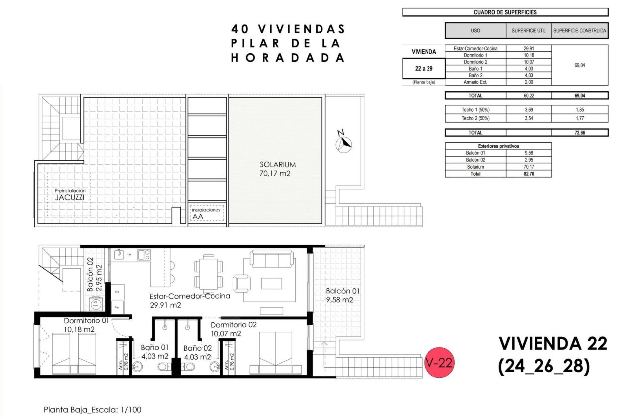New Build - Bungalow -
Pilar de la Horadada - pueblo