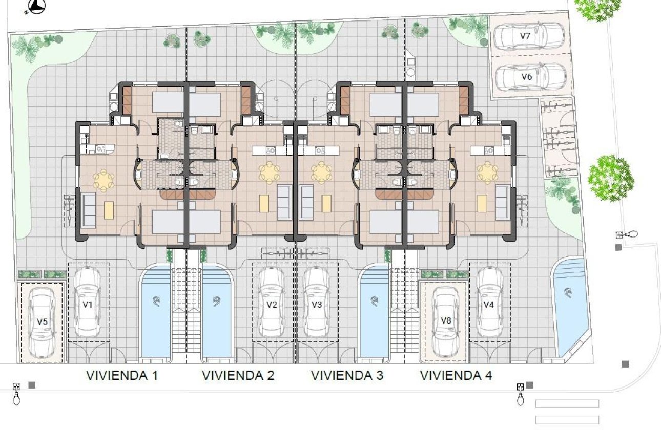 New Build - Bungalow -
Pilar de la Horadada - pueblo