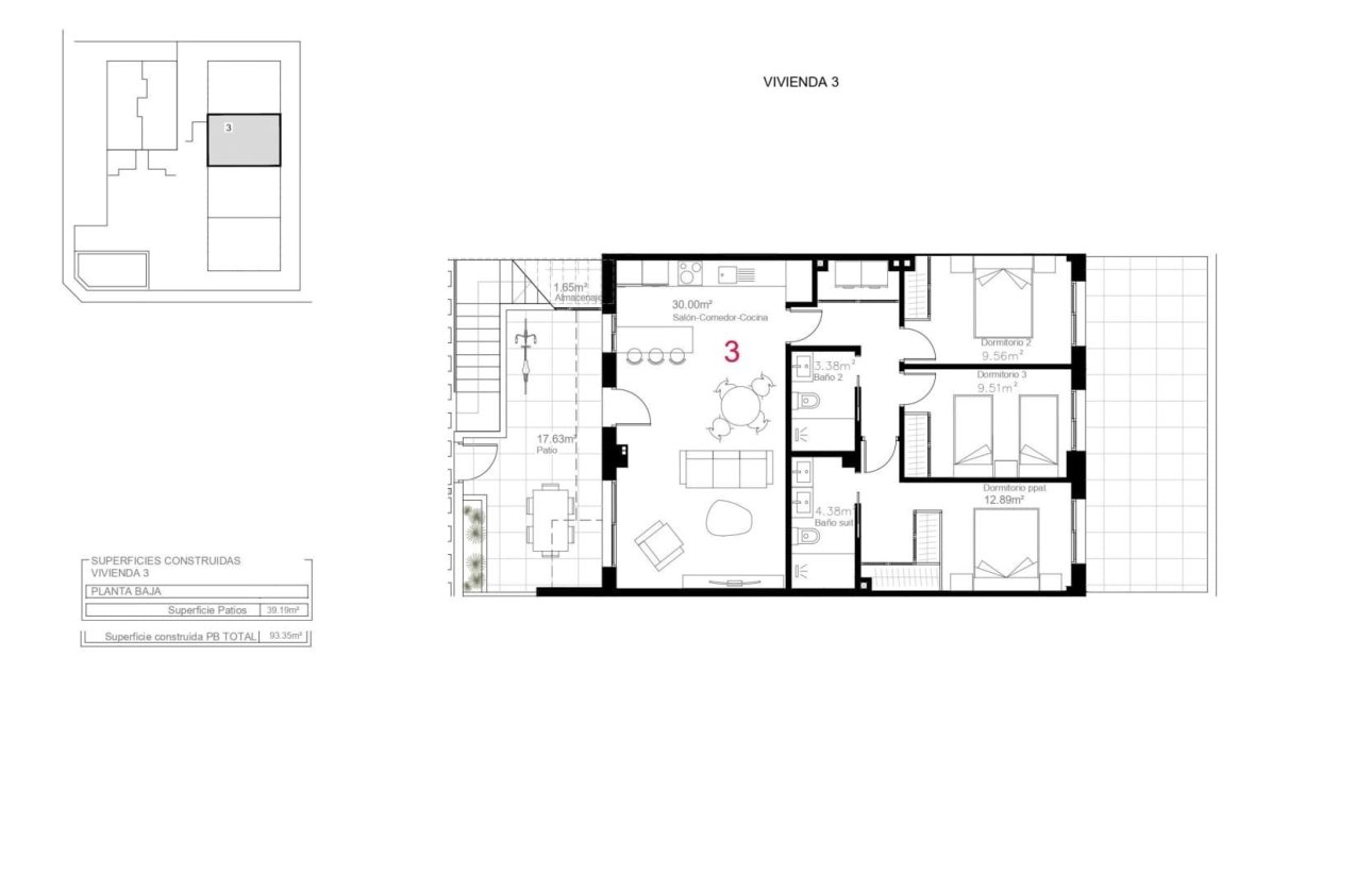 New Build - Bungalow -
Pilar de la Horadada - pueblo