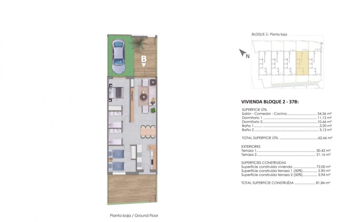 New Build - Bungalow -
Pilar de la Horadada - pueblo