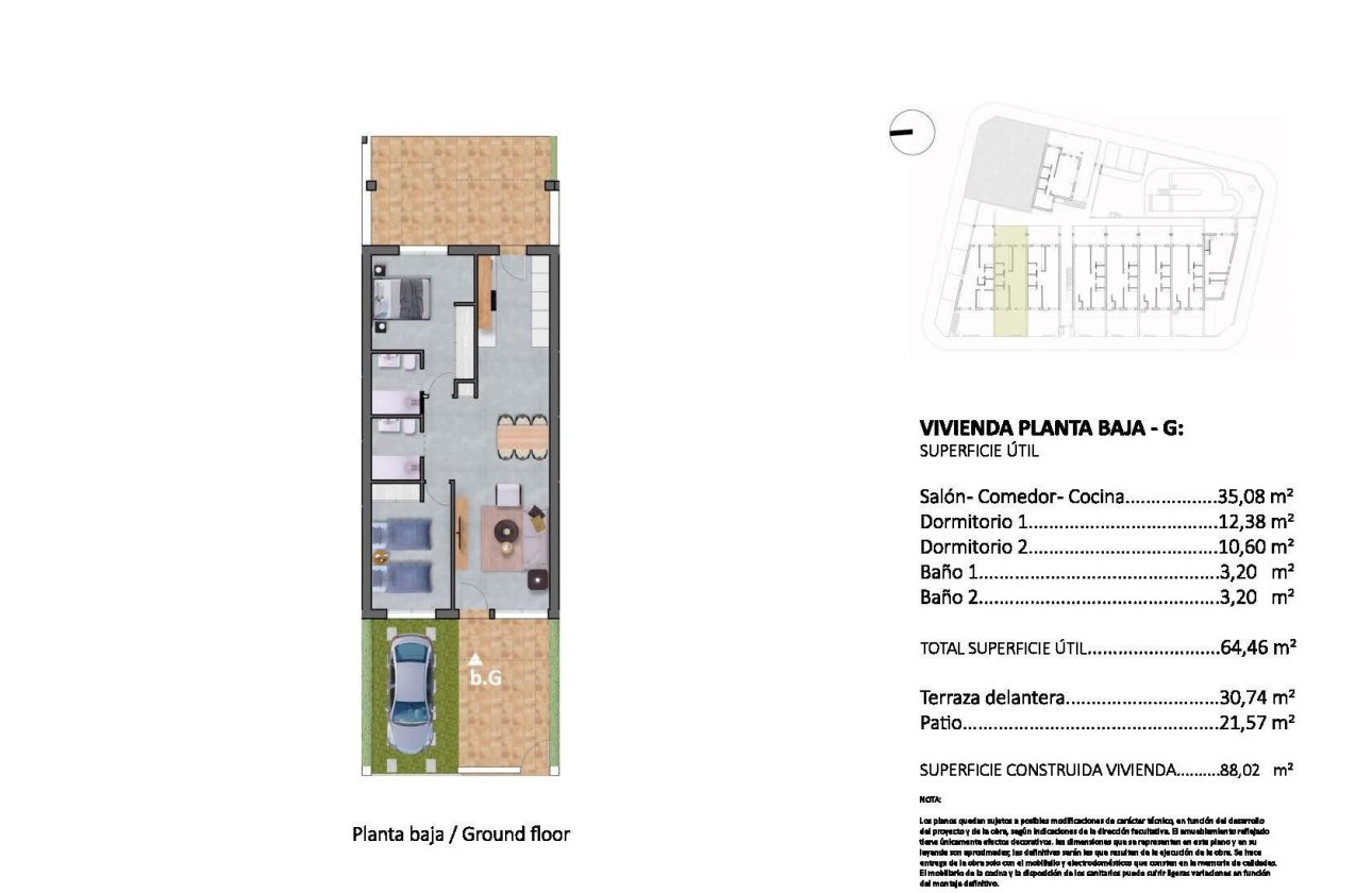 New Build - Bungalow -
Pilar de la Horadada - pueblo