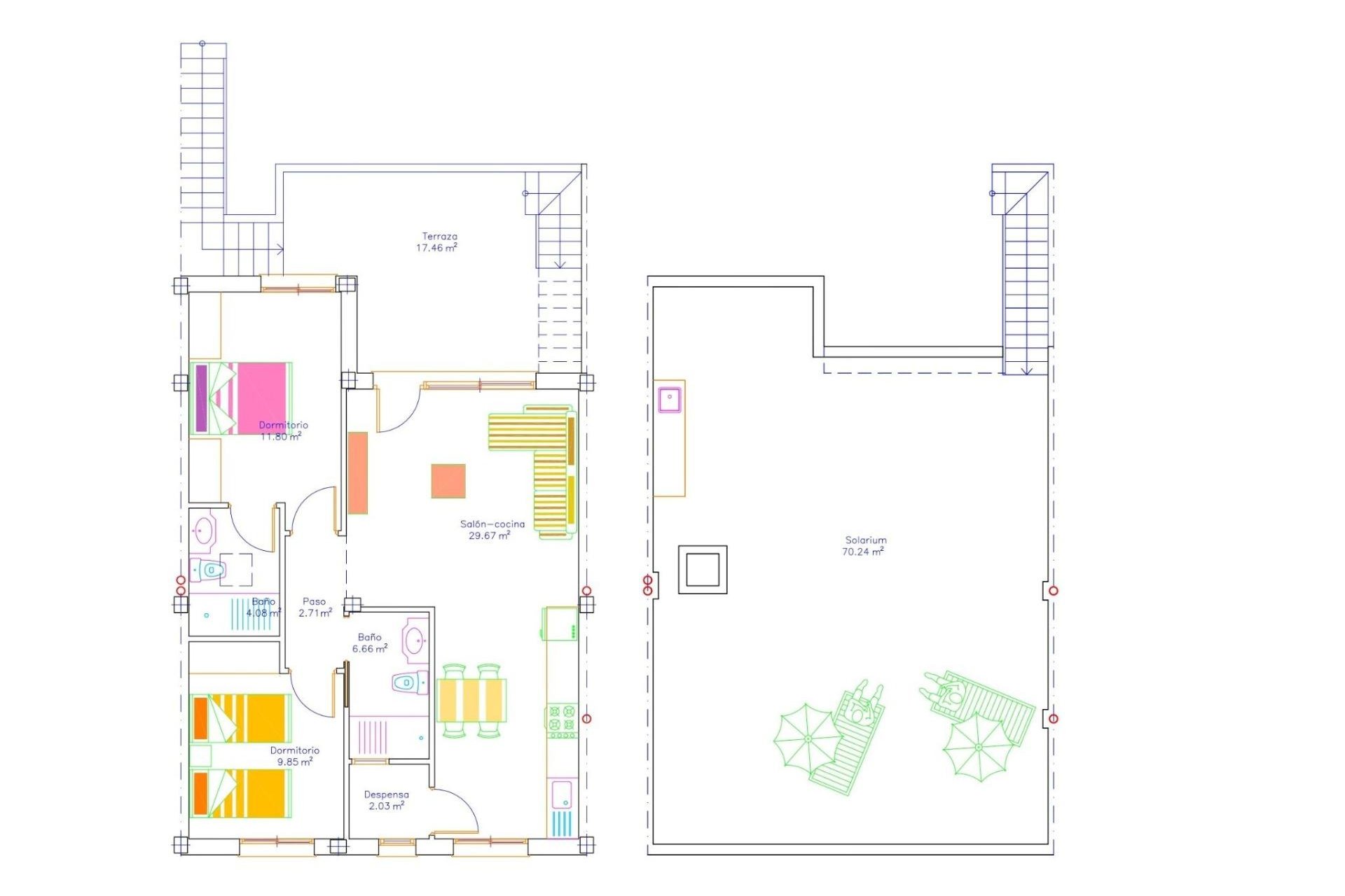 New Build - Bungalow -
San Javier - pueblo