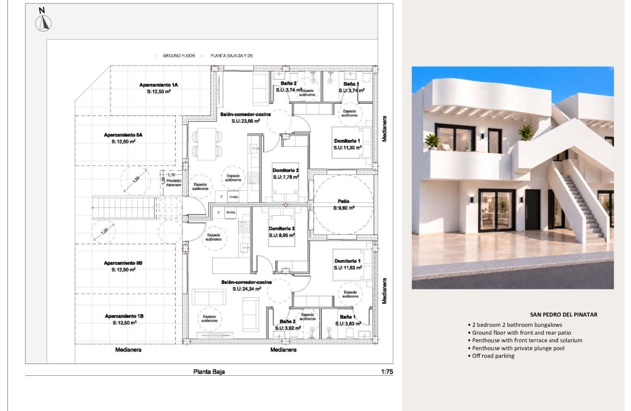New Build - Bungalow -
San Pedro del Pinatar - Los Peñascos