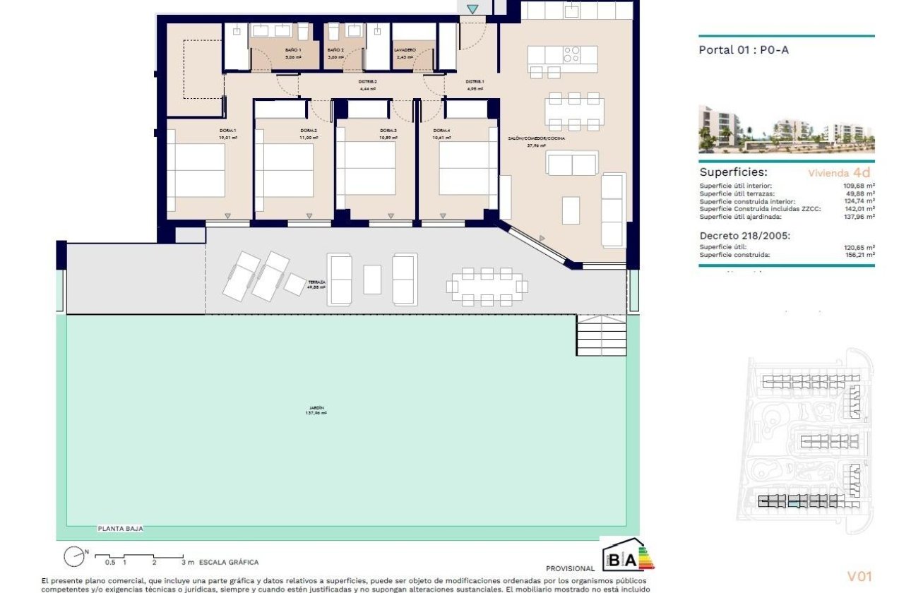 New Build - Ground floor apartment -
Almerimar