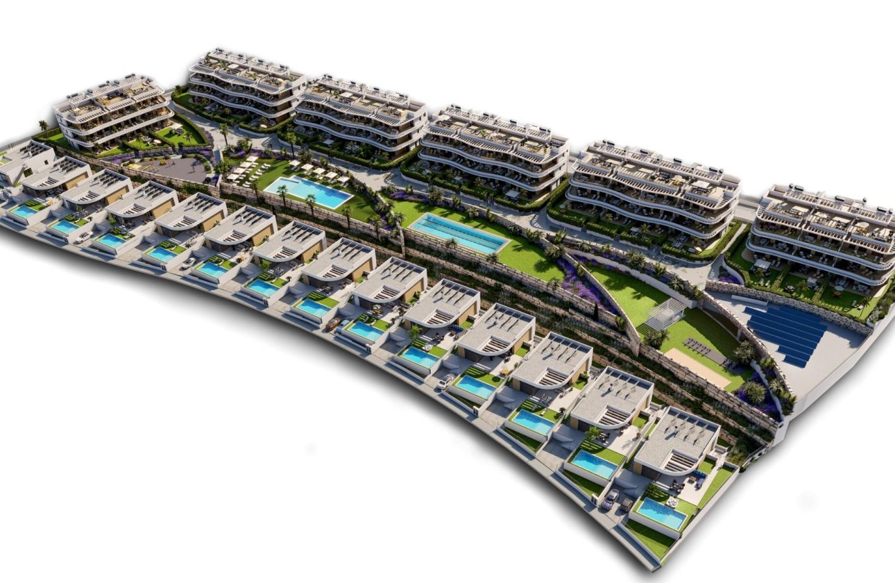 New Build - Ground floor apartment -
Finestrat - Campana Garden