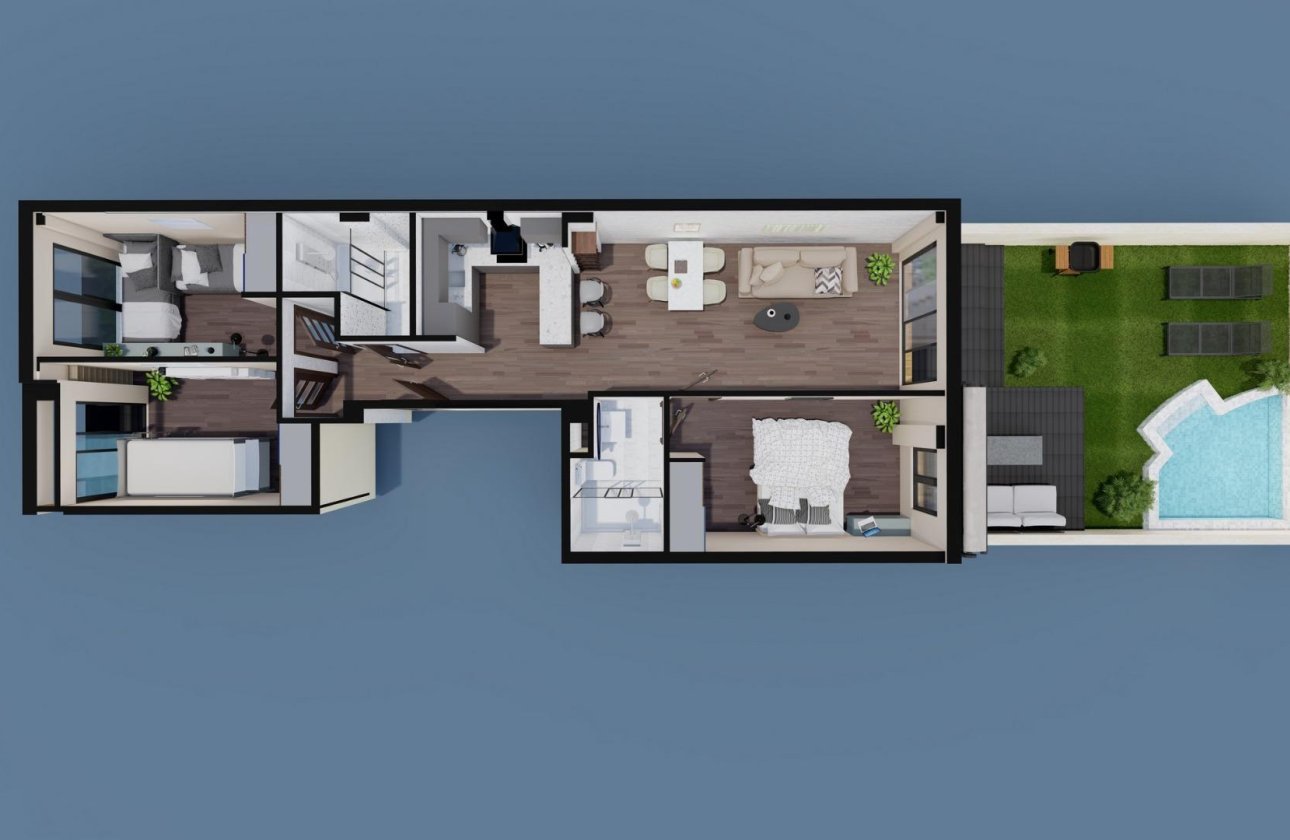 New Build - Ground floor apartment -
Pilar de la Horadada - pueblo