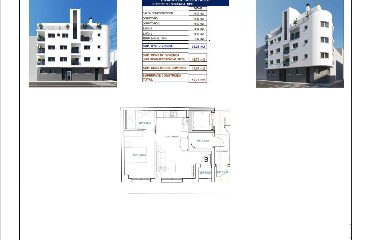 New Build - Ground floor apartment -
Torrevieja - Centro