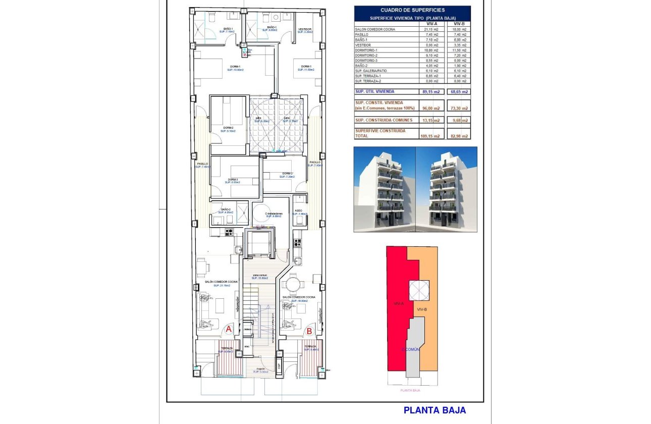 New Build - Ground floor apartment -
Torrevieja - Playa de El Cura