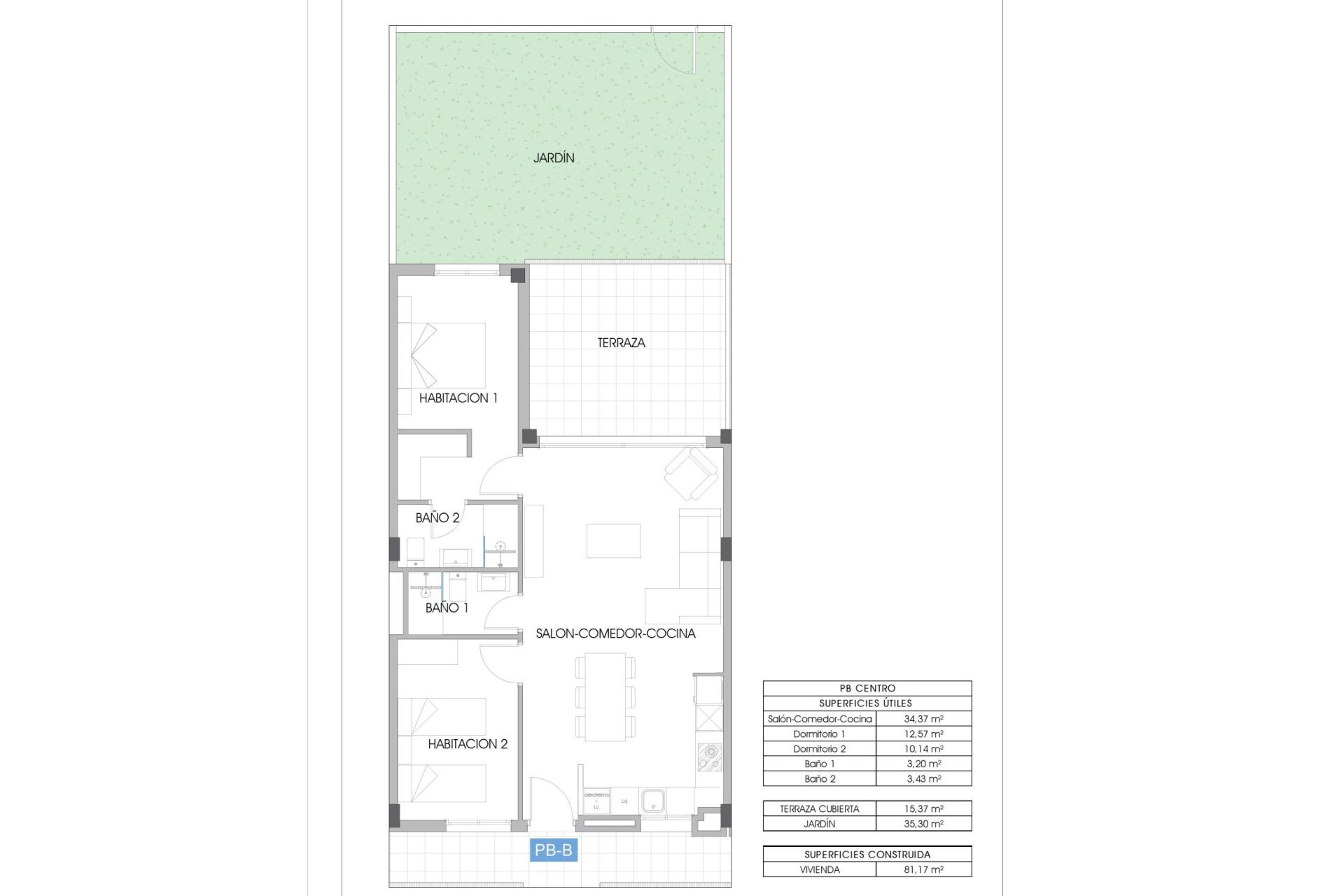 New Build - Ground floor apartment -
Villajoyosa - Cala de Finestrat