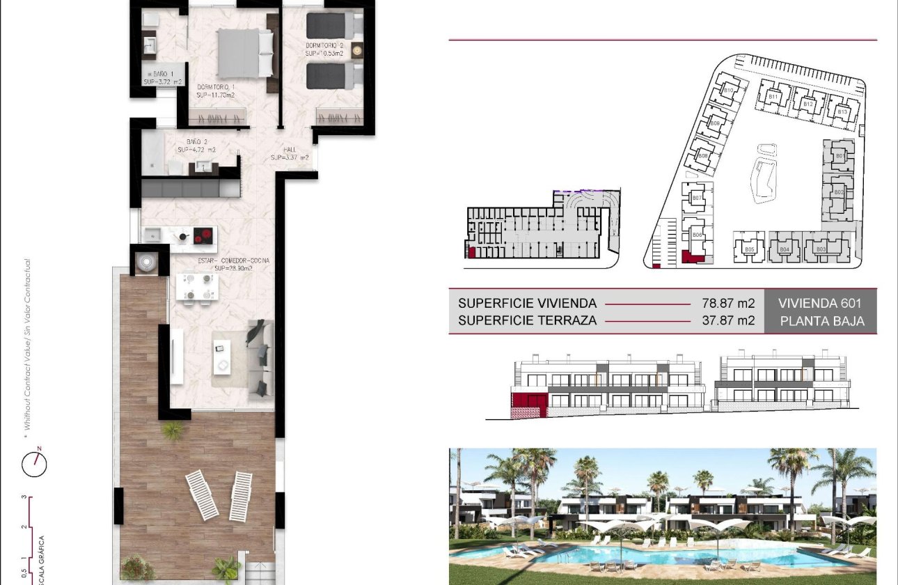 New Build - Ground Floor Bungalow -
Ciudad Quesada - Lo Marabú