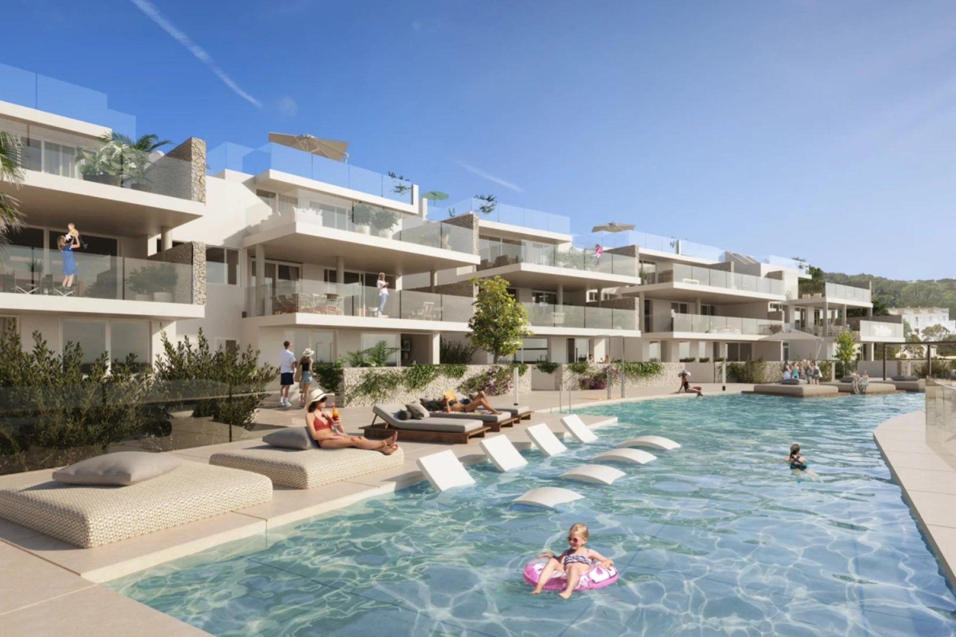 New Build - Penthouse -
Arenal d´en Castell - pueblo