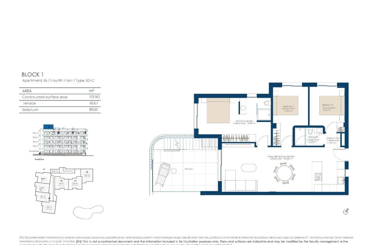 New Build - Penthouse -
Baños y Mendigo - El Valle Golf