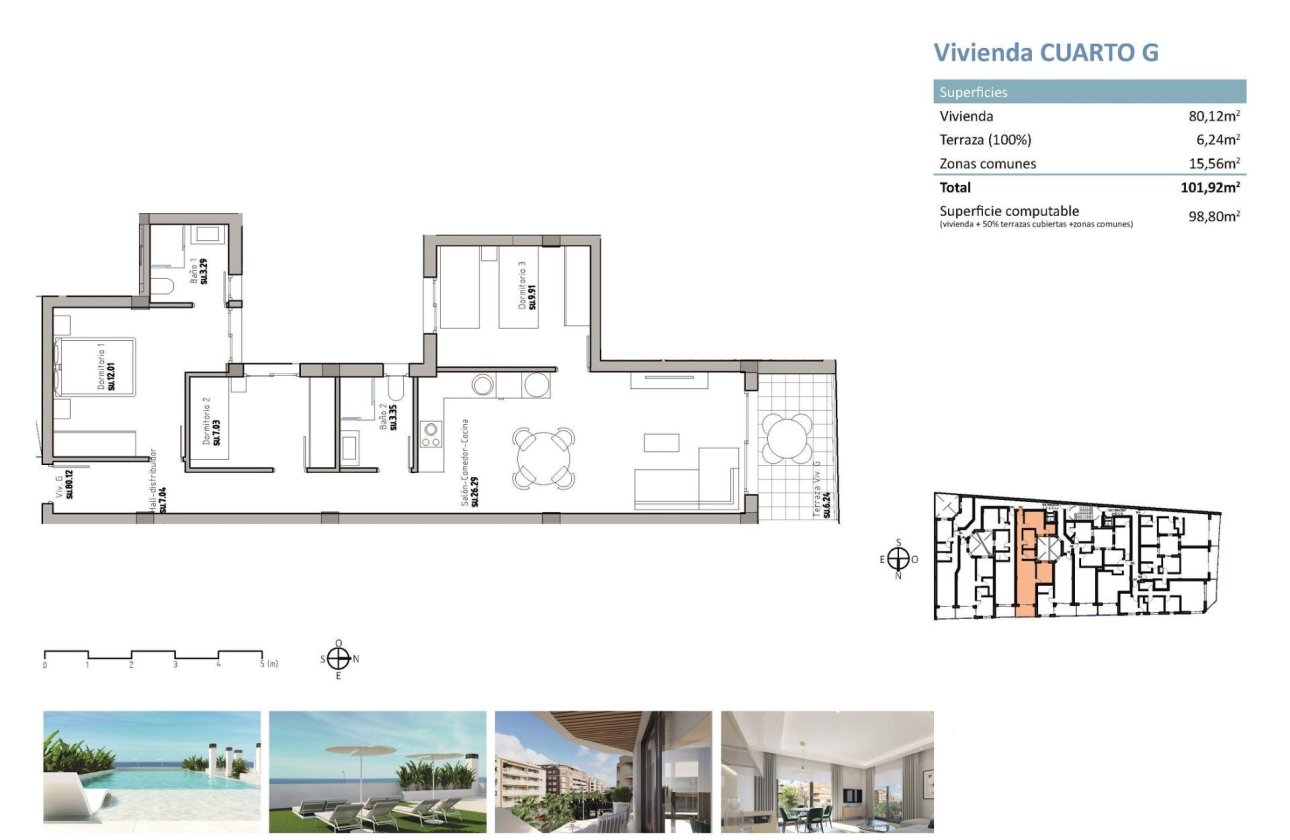 New Build - Penthouse -
Guardamar del Segura - Pueblo